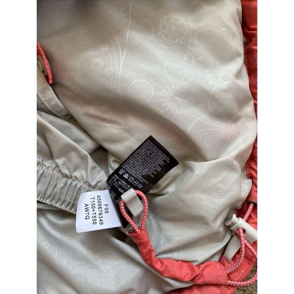 THE NORTH FACE COAT AMORE GOOSE DOWN 600 JACKET Women’s Small S/P (Red Orange) - Picture 9 of 12